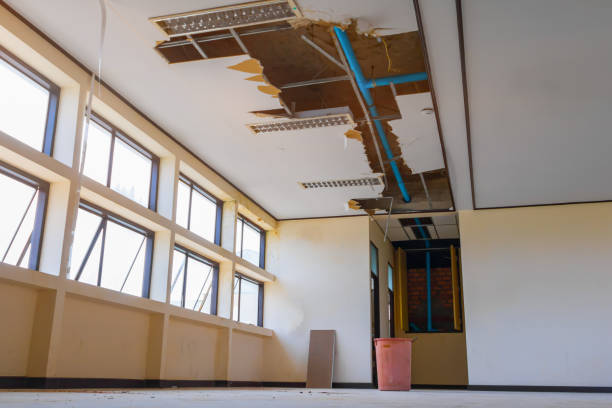 Water damage restoration process in Hudson Lake, IN